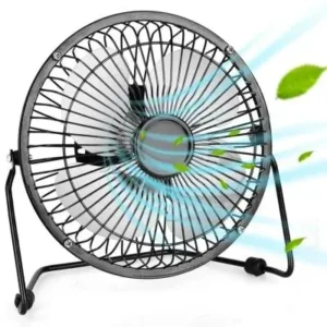 Mini Ventilador Usb Metal Mesa Computador Portátil e Silencioso Fornecedor de Atacado para Lojista Revenda Caixa Fechada