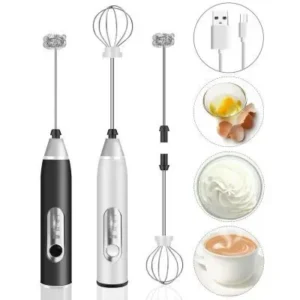 Misturador Bebidas Ovos Mini Mixer Fuê Portátil Elétrico Recarregável Fornecedor de Atacado para Lojista Revenda Caixa Fechada