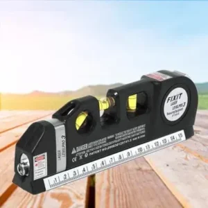 Nível a Laser 3 Linhas e Trena Régua Nivelador Profissional Fornecedor de Atacado para Lojista Revenda Caixa Fechada