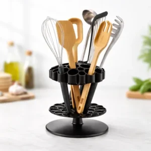 Organizador Giratório de Utensílios de Cozinha com Múltiplos Compartimentos Fornecedor de Atacado para Lojista Revenda Caixa Fechada
