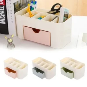 Organizador Multifuncional Maquiagem Cosméticos e Porta Treco com Gaveta Fornecedor de Atacado para Lojista Revenda Caixa Fechada