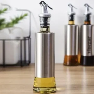 Porta Azeite Vinagre Óleo Molho Aço Inox Dosador Galheteiro Fornecedor de Atacado para Lojista Revenda Caixa Fechada