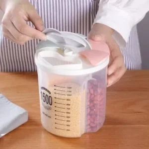 Pote Plástico com 3 Divisórias 1,5L Fornecedor de Atacado para Lojista Revenda Caixa Fechada