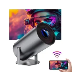 Projetor Hy300 Pro 4K Portátil Fornecedor de Atacado para Lojista Revenda Caixa Fechada