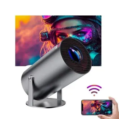 Projetor Hy300 Pro 4K Portátil Fornecedor de Atacado para Lojista Revenda Caixa Fechada