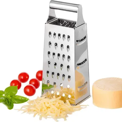 Ralador 4 Faces de Inox – Com Alça P/ Queijos e Legumes Fornecedor de Atacado para Lojista Revenda Caixa Fechada
