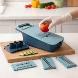Ralador Cortador Fatiador de Legumes e Frutas 5 em 1 Fornecedor de Atacado para Lojista Revenda Caixa Fechada
