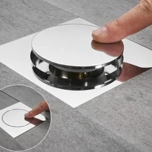 Ralo Inteligente Click Quadrado Em Aço Inox – 10×10 cm Fornecedor de Atacado para Lojista Revenda Caixa Fechada