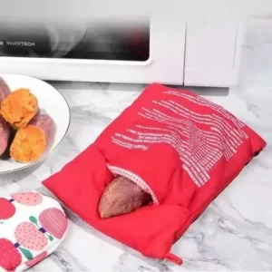 Saco Bolsa Assar Batata no Microondas Reutilizável Bag Potato Fornecedor de Atacado para Lojista Revenda Caixa Fechada