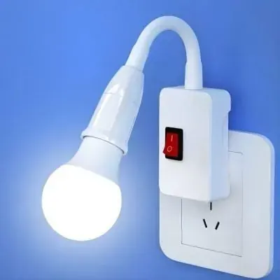 Soquete Flexível E27 com Interruptor para Lâmpada Fornecedor de Atacado para Lojista Revenda Caixa Fechada