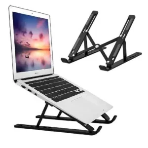 Suporte Articulado Ergonômico para Notebook e Tablet Metal Preto Fornecedor de Atacado para Lojista Revenda Caixa Fechada