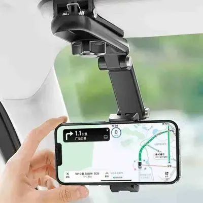 Suporte De Celular Para Quebra Sol Do Carro Rotação 360° Fornecedor de Atacado para Lojista Revenda Caixa Fechada
