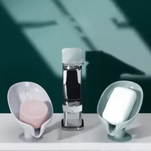 Suporte Folha Porta Sabonete Saboneteira Para Banheiro Pia Fixação Ventosa Fornecedor de Atacado para Lojista Revenda Caixa Fechada