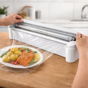 Suporte Papel Filme Aluminio Porta Rolo Corta Facil Magnetic Fornecedor de Atacado para Lojista Revenda Caixa Fechada