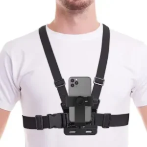 Suporte Peitoral Ajustável para Celular e GoPro – Colete para Filmagens Fornecedor de Atacado para Lojista Revenda Caixa Fechada