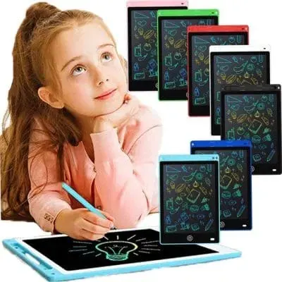 Tablet Infantil LCD Lousa Mágica – 12 Polegadas – Escrita Colorida Fornecedor de Atacado para Lojista Revenda Caixa Fechada