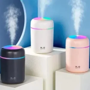 Umidificador De Ar Portátil USB Com Luz Led Colorido 300ML Fornecedor de Atacado para Lojista Revenda Caixa Fechada
