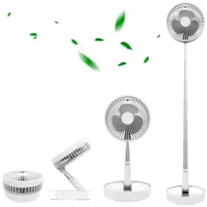 Ventilador Portátil Dobrável Telescópico 7200mah Retrátil Sem Fio Fornecedor de Atacado para Lojista Revenda Caixa Fechada